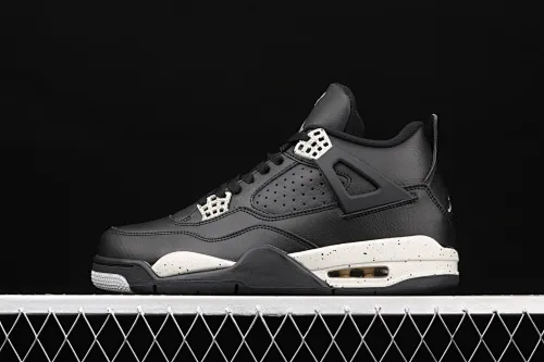 All categories Air Jordan Jordan series basketball shoes Air Jordan 4 G version Air Jordan 4 Retro LS AJ4 Joe 4 splash black and white basketball shoes 314254-003